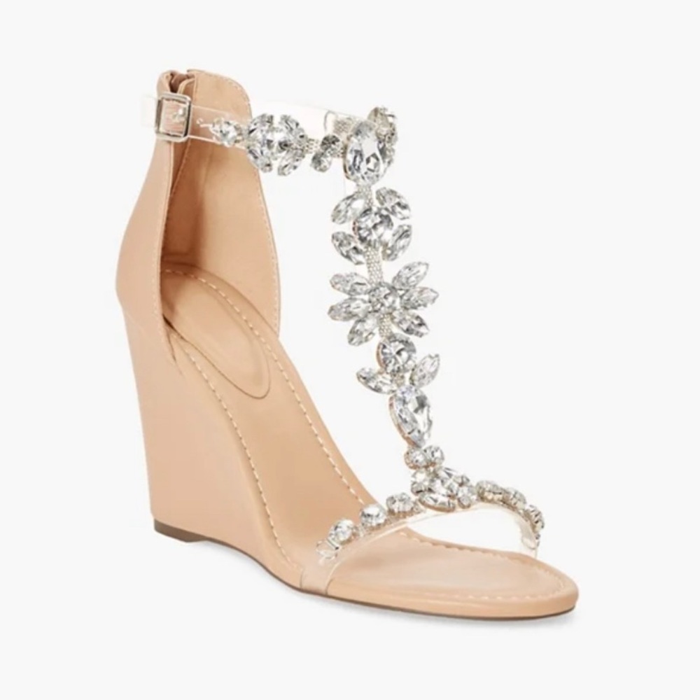 JustFab Embellished Wedge